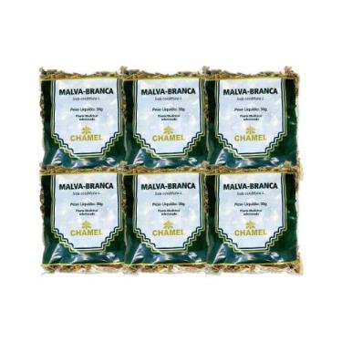 Imagem de Kit 6x Chá Pacote Malva Branca Folhas 30g - CHAMEL