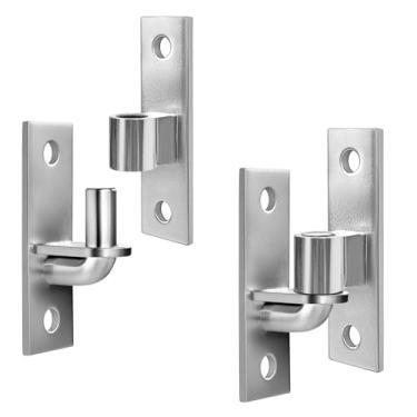 Imagem de Homydom Dobradiças De Portão Parede Com Pino Dobradiça 5/8, Resistente Para Portões Fazenda, Cerca Arame, Capacidade Até 600 Libras (Parafusos Não Incluídos) - Pacote 2 (4 Peças)