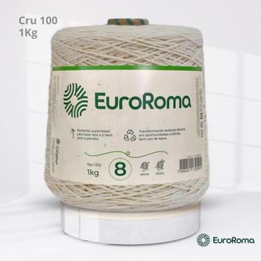 Imagem de Barbante Nº 8 da EuroRoma com 1Kg, 100 | CRU