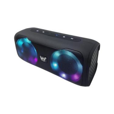 Imagem de Caixa De Som Bluetooth 5w Led Rgb Al-6095 - Altomex, Preto
