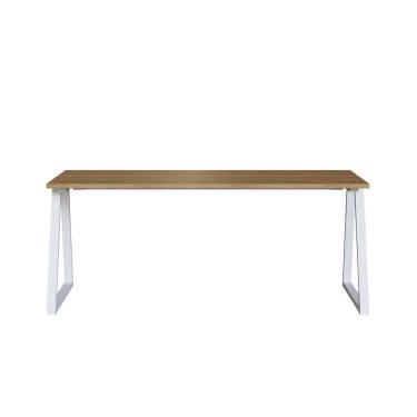 Imagem de Mesa Escrivaninha 160cm Home Office Artesano Concept Nogal/Branco