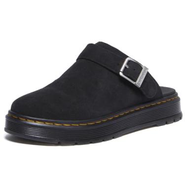 Imagem de Dr. Martens Sandálias femininas Brookline Mule, Camurça bronze preto, 41 EU