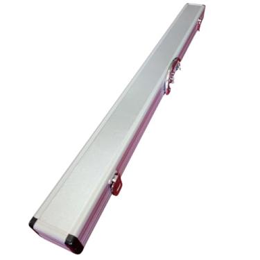 Imagem de Case Maleta de Alumínio para Taco de Sinuca 1/2 Prata RDT