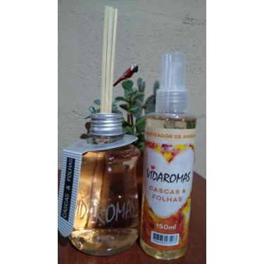 Imagem de Kit Aromatizador de Ambientes Difusor de Varetas e Home Spray - Pitang