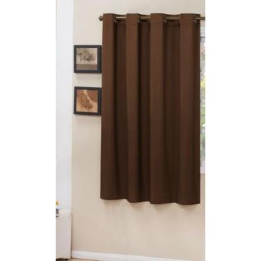 Imagem de cortina pequena de PVC cortina blecaute 1,40x1,80m cortina corta luz b