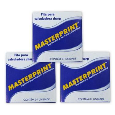 Imagem de Fita p/ calculadora sharp kit 3un - masterprint