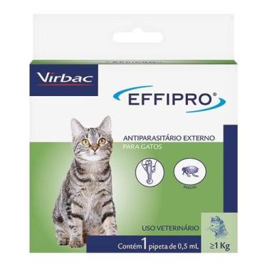 Imagem de Antipulgas Effipro Gatos 0,5ml Virbac