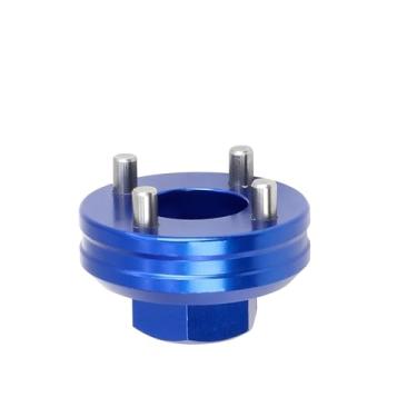 Imagem de DPTOOL Ferramenta de remoção de porca tripla de haste de direção compatível com Ducati 748 749 900 916 996 998 999 1098 1098S Chave de porca de árvore tripla substituir 887131058