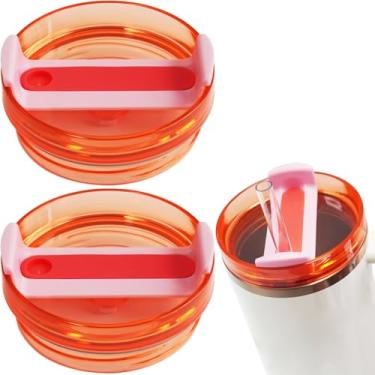 Imagem de Dreamfocus Tampa de substituição colorida tingida para Stanley Quencher H2.0 e copo ProTour 1,134 g