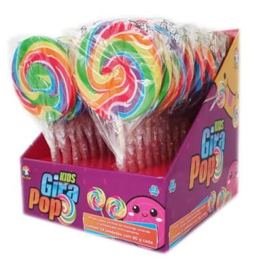 Imagem de Casas Almeidas Kids Pirulito Gira Pop Colorido 80G