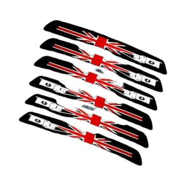 Imagem de Protetores De Borda De Porta De Carro 6 Peças Faixa Anticolisão Protet