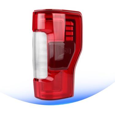 Imagem de Luz traseira de LED compatível com Ford F250 F350 2017 2018 2019 tipo LED super resistente com ponto cego luz traseira de seta montagem de lâmpada de freio substitui OEM #KC3Z13404B (lado direito do