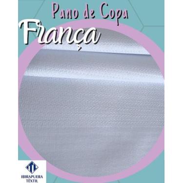 Imagem de Pano de Copa Luxo França Sem Bainha com Faixa para Pintar ou Bordar 50