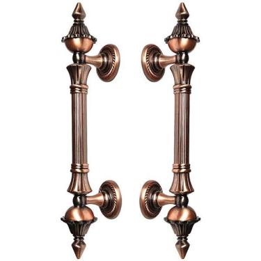 Imagem de Puxador Duplo Porta Classic 260mm Cobre Máxima Metais