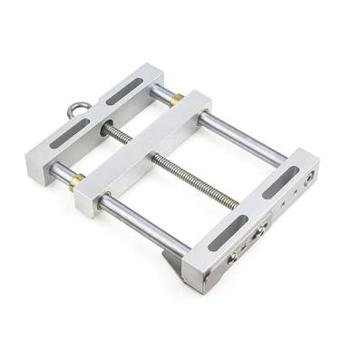 Imagem de Morsa de Precisão TL13, Paralela 120mm, Liga de Alumínio e Aço Inox SUS304, 145 x 180 x 25mm, 2,5kg, Acabamento Anodizado CNC