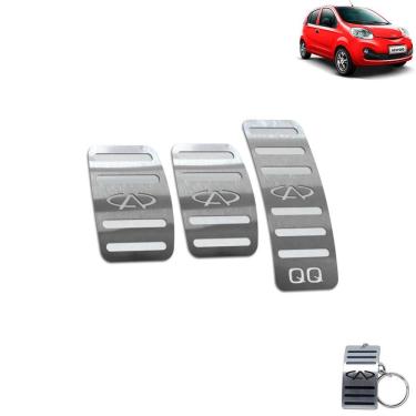 Imagem de Pedaleira Chery Qq Manual 2015 Até 2020 Aço Inox