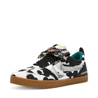 Imagem de Steve Madden Tênis feminino Wyatt, Preto/branco, 40