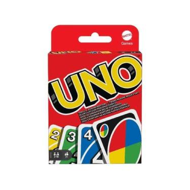 Imagem de Jogo de Cartas Uno Original com 56 Cartas Baralho Jogo Familiar de Est