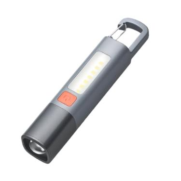 Imagem de Lanterna Tática Led Recarregável Com Gancho e Zoom 1000LM Luminária com USB Luz Lateral(1)