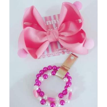 Imagem de Kit laço com pulseira - Anny kiids 