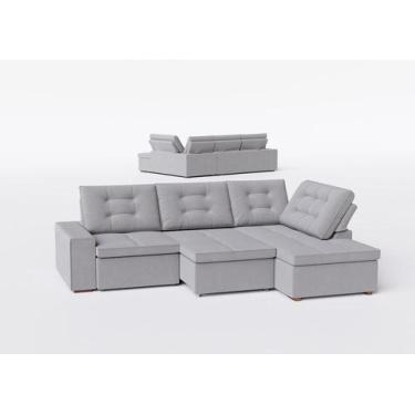 Imagem de Sofa Canto Veneza 144 - Buriti Estofados, 2,90