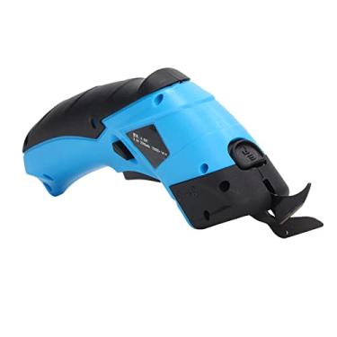 Imagem de AYNEFY Cortador Elétrico de Corte de Tecido, Tesoura Elétrica Recarregável Com 2 Tipos de Lâminas, Ideal para Cortar Pano, Carpete e Papelão