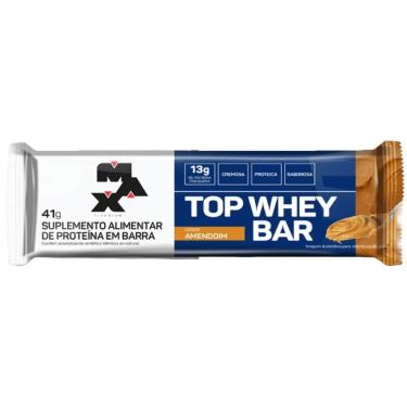 Imagem de Top Whey Bar - 1 Unidade de 41g Amendoim - Max Titanium-Unissex