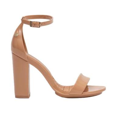 Imagem de Sandália Petite jolie Salto Alto Alexa Nude PJ2067 - Nova, 35
