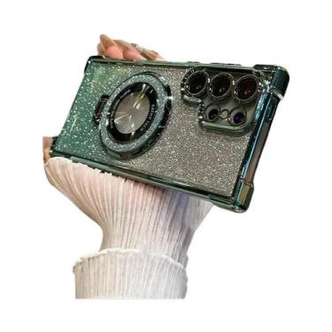 Imagem de Capas MagSafe com Glitter para Samsung Galaxy A24, A55 5G, A53, A54, S