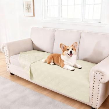 Imagem de hyha Cobertor impermeável para cães, cobertor de cama reversível para animais de estimação, capa de sofá macia para cães lavável, capa de sofá impermeável para sofá e filhotes e gatos, protetor de