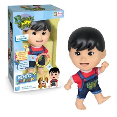 Imagem de Bento Musical Articulado Brinquedo Desenho Bento E Totó Brink Model