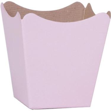 Imagem de Cachepot Paper Liso Pote 15 Rosa Quartz 16X17X11CM Pacote com 10 Unida