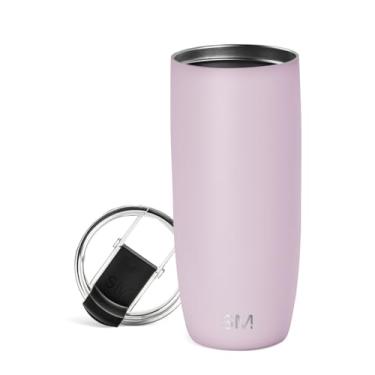 Imagem de Simple Modern Caneca de café de viagem com tampa flip | Garrafa térmica reutilizável isolada de aço inoxidável para café gelado | Presentes para mulheres e homens para ele | Coleção Voyager | 590 ml |