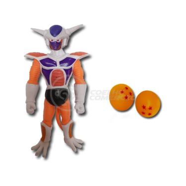 Imagem de Boneco Articulado Freeza 2 Forma - Dragon Ball Z Action Figure Com Conjunto De 2 Esferas Do Dragão