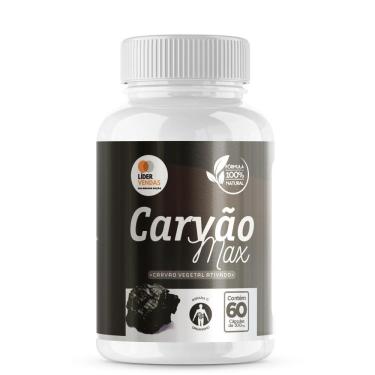 Imagem de Carvão Vegetal Max 500 Mg 60 Cápsulas Detox Natural E Poderoso Para Seu Corpo!
