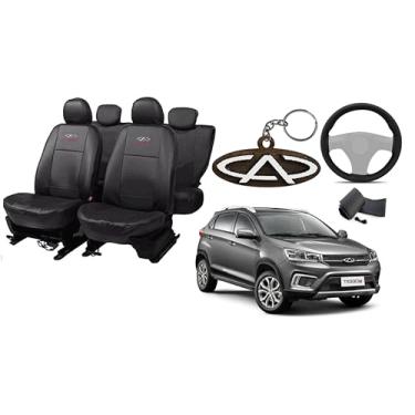 Imagem de Capa de couro para o banco tiggo 2 18-22 proteção impermeável