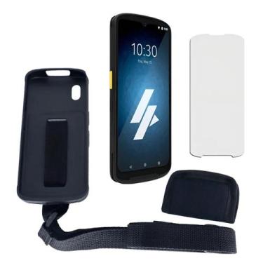 Imagem de Coletor de Dados Zebra TC15 com Capa de Proteção e Película