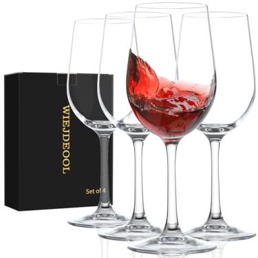 Imagem de Conjunto de 4 taças de vinho tinto, 325 ml, taças de vinho de cristal premium sopradas à mão, presente de aniversário exclusivo ou aniversário de casamento