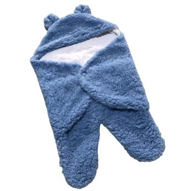 Imagem de Cobertor De Enrolar,Saco De Dormir Quente Em Polar - Manta Enrolável - Para Bebês De 3-6 Meses Meninas E Meninos Casa Viagem Hospital Banho Berço