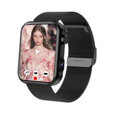 Imagem de Relógio Inteligente Unissex À Prova d'Água Com Bluetooth, Câmera, Moni