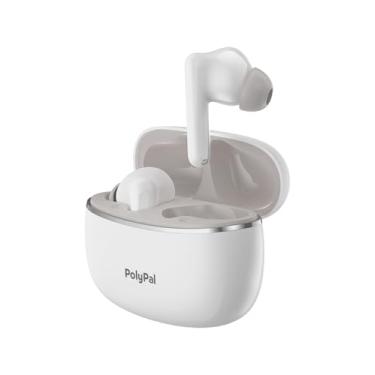 Imagem de Fones de ouvido Polypal P1 AI, dispositivo tradutor para voz e vídeo ao vivo, suporta 138 idiomas, 600 minutos por mês, fone de ouvido tradutor espanhol inglês para imigrantes, compatível com iOS e