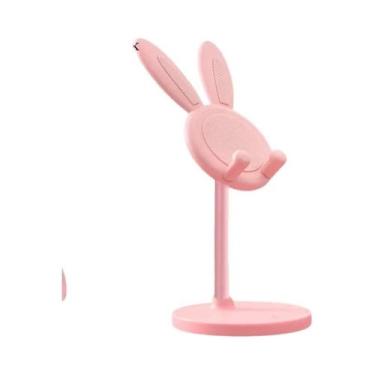 Imagem de Suporte De Telefone Em Forma De Coelho Ajustável Para Mesa Acessórios 