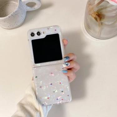 Imagem de Capa com estampa de estrelas para Samsung Galaxy Z Flip 3 4 5 6 5g Flip4 Flip6 Flip5. Capa protetora, linda e moderna (para Samsung Z Flip4/1).