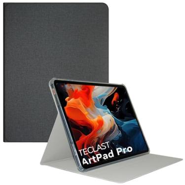 Imagem de AKNICI Capa para tablet TECLAST Artpad Pro 12,7 polegadas Android 15, capa fólio fina de couro PU com suporte de TPU macio para despertar/hibernar automaticamente, capa traseira dobrável com vários