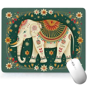 Imagem de Tapete de mesa de couro animal, tapete de mouse de arte colorida, teclado de computador, mouse pad para jogos, protetor e capa à prova d'água, capa decorativa de couro PU, tapete de mouse para laptop
