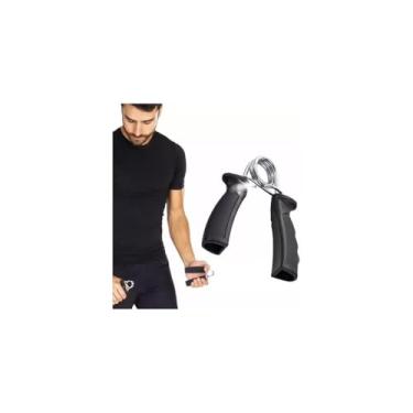 Imagem de Hand Grip Exercitador de Mãos e Dedos, Fortalecimento Muscular, Mola de Aço Cromado, Grip Anatômico, 2 Unidades