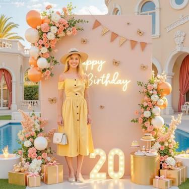 Imagem de Capa de fundo de arco quadrado nude, capas de arco de casamento, elastano para decoração de festa de aniversário, festa de aniversário, chá de bebê, banquete, 1,5 m