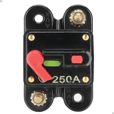 Imagem de Disjuntor 250a Automotivo Som Modulo 12v 24v Rearmavel Reset