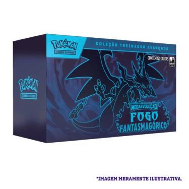 Imagem de Box treinador avancado pokemon - fogo fantasmagorico - copag