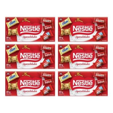 Imagem de Kit C/6 Caixa De Bombom Nestlé Especialidades 251g